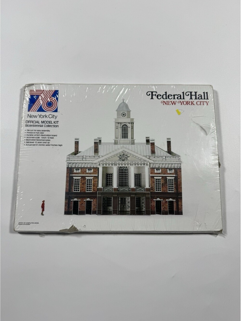 1975 Federal Hall NYC Bicentennial Landmark Models Kit Vintage NEW SEALED